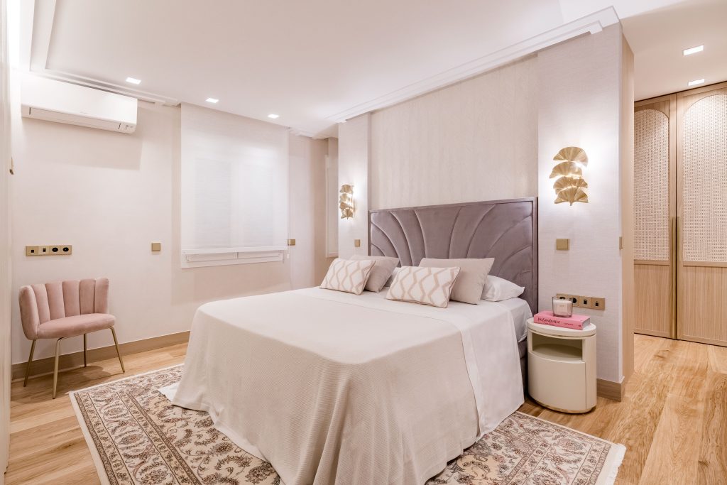 Habitación de matrimonio. Proyecto de interiorismo en Majadahonda